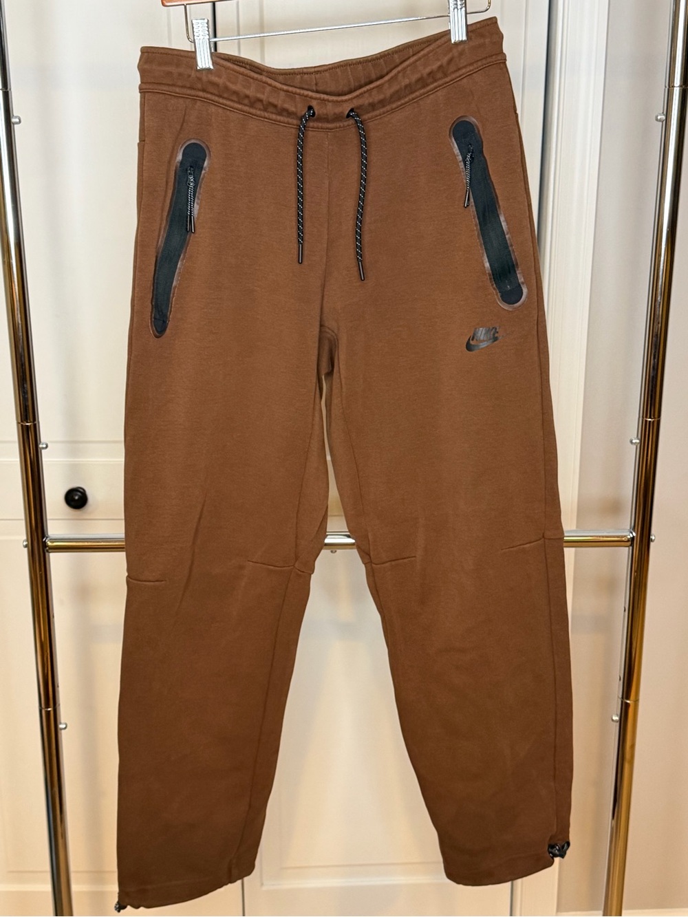 Nike Brown Jogger Pants with Black Trim